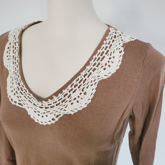 Refashioned Vintage Button Cuffed Sweater (M/L) - Picture 6 of 7